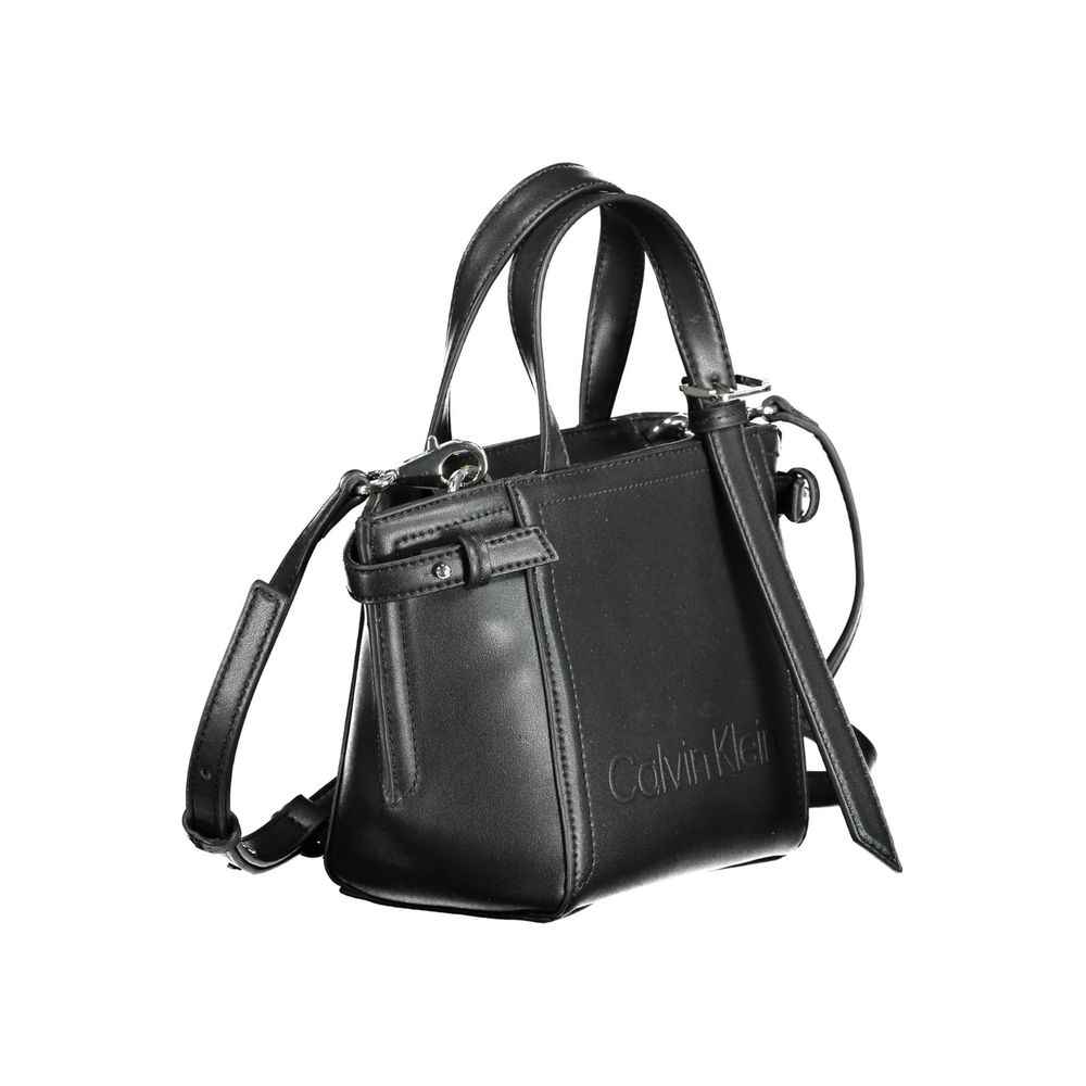 Calvin Klein Black Polyester Handbag - Maison Cuirelle