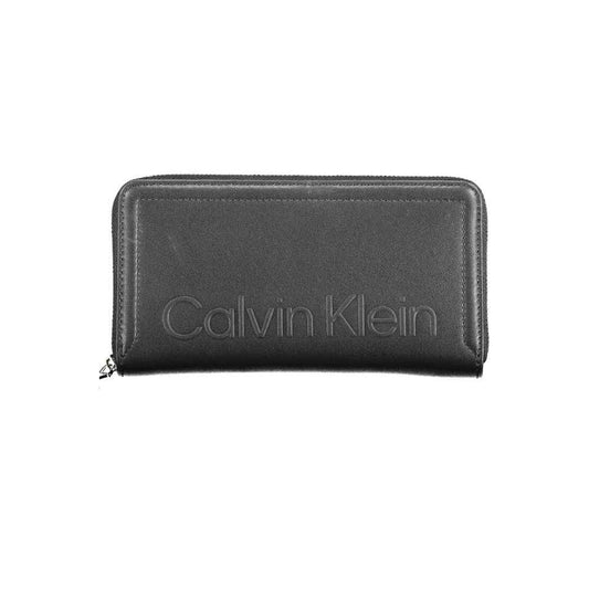 Calvin Klein Black Polyethylene Wallet - Maison Cuirelle