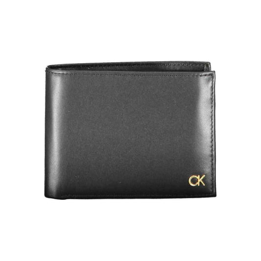 Calvin Klein Black Leather Wallet - Maison Cuirelle