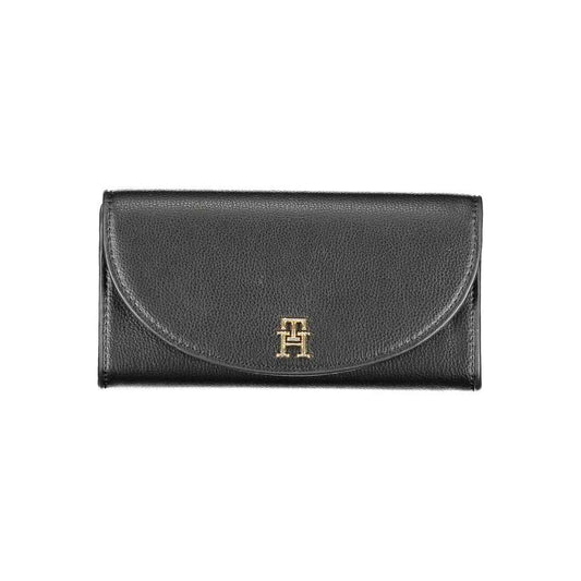 Tommy Hilfiger Black Polyethylene Wallet - Maison Cuirelle
