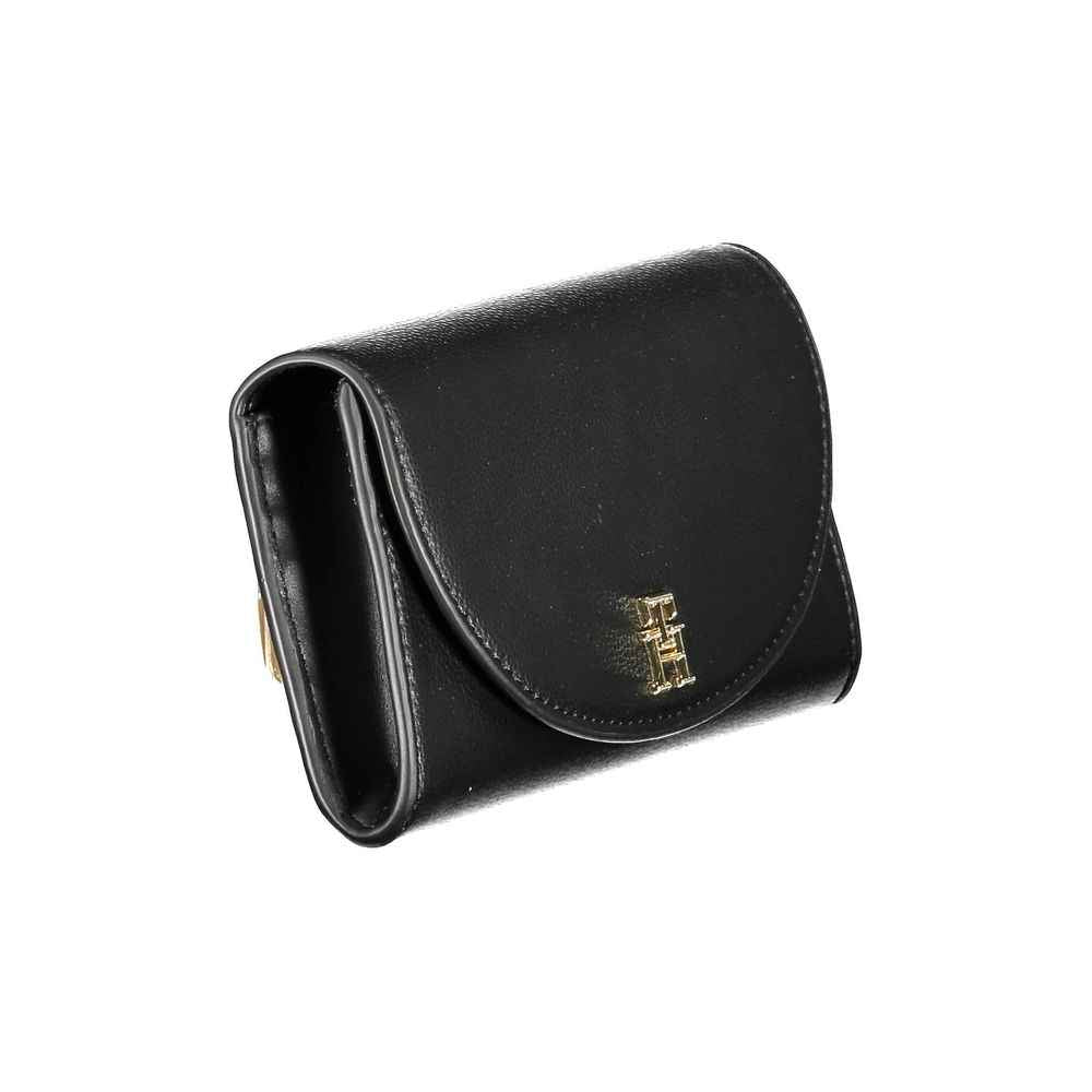 Tommy Hilfiger Black Polyethylene Wallet - Maison Cuirelle