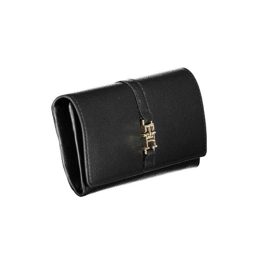 Tommy Hilfiger Black Polyethylene Wallet - Maison Cuirelle
