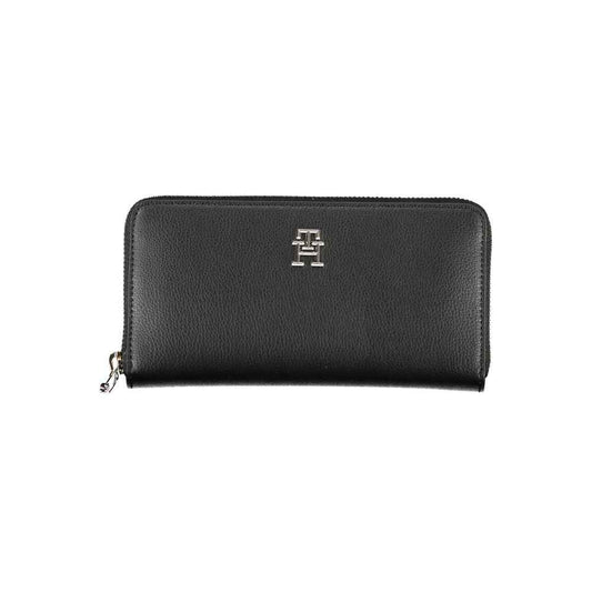 Tommy Hilfiger Black Polyester Wallet - Maison Cuirelle