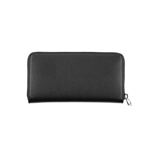 Tommy Hilfiger Black Polyester Wallet - Maison Cuirelle