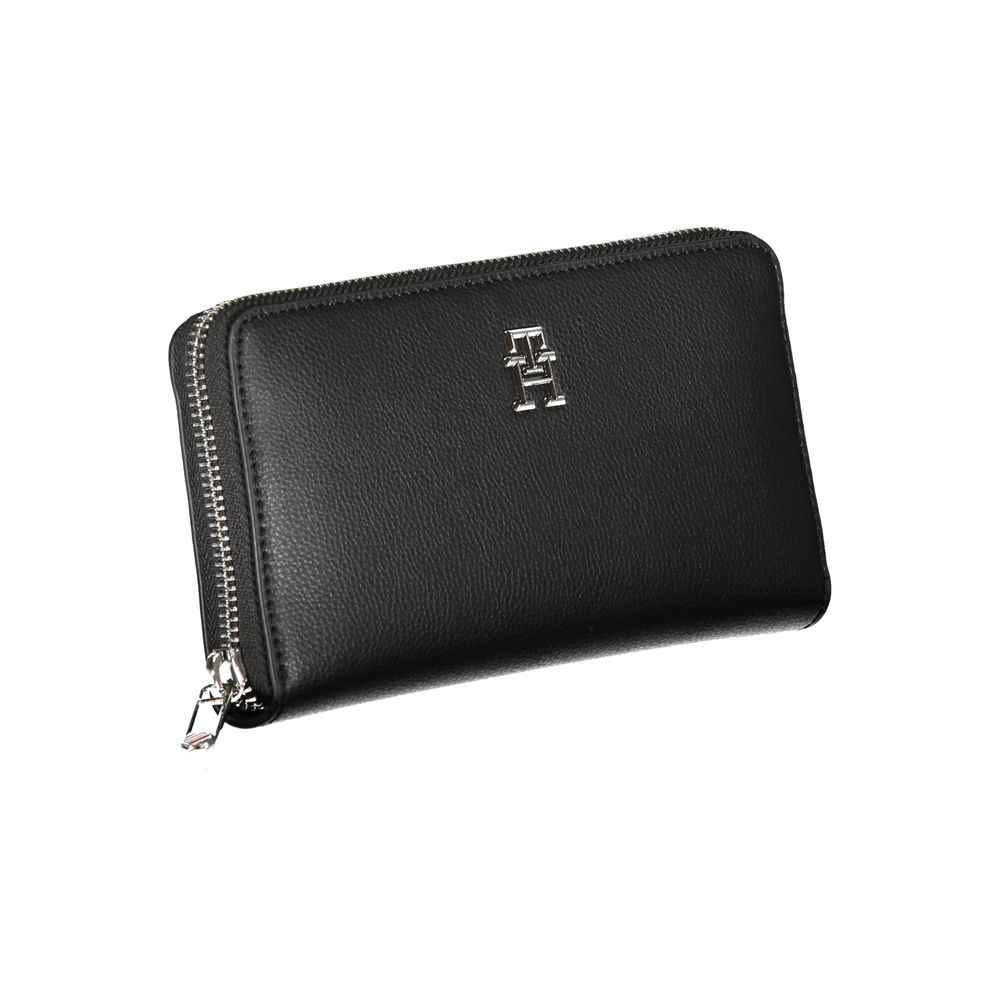 Tommy Hilfiger Black Polyester Wallet - Maison Cuirelle