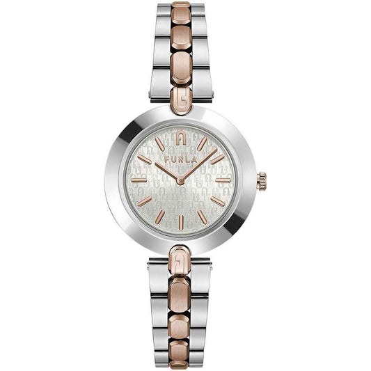 Furla Gray Stainless Steel Watch - Maison Cuirelle
