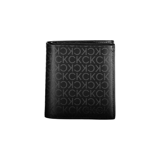 Calvin Klein Black Polyester Wallet - Maison Cuirelle