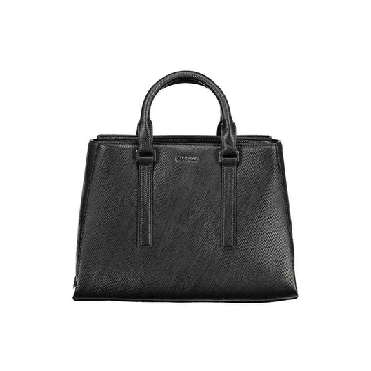 Calvin Klein Black Polyester Handbag - Maison Cuirelle