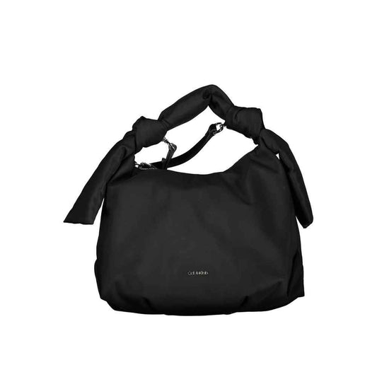 Calvin Klein Black Polyester Handbag - Maison Cuirelle
