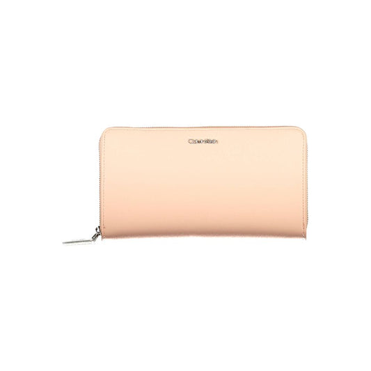 Calvin Klein Pink Polyethylene Wallet - Maison Cuirelle