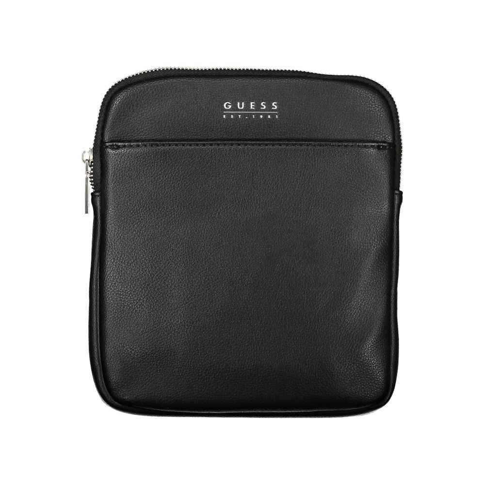 Guess Jeans Black Polyethylene Shoulder Bag - Maison Cuirelle