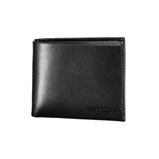 Calvin Klein Black Leather Wallet - Maison Cuirelle