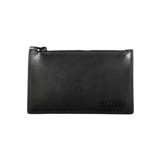 Calvin Klein Black Leather Wallet - Maison Cuirelle