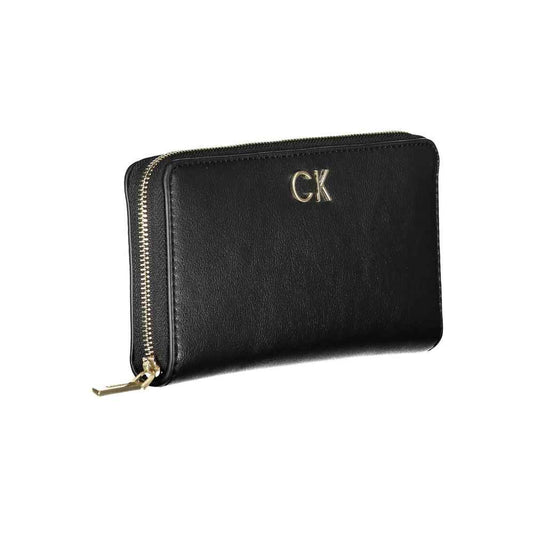 Calvin Klein Black Polyester Wallet - Maison Cuirelle