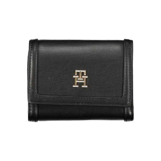 Tommy Hilfiger Black Polyethylene Wallet - Maison Cuirelle