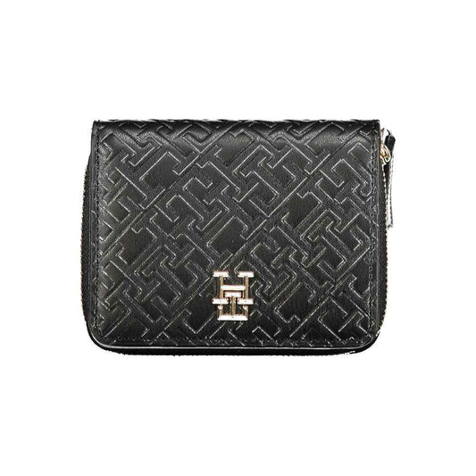 Tommy Hilfiger Black Polyethylene Wallet - Maison Cuirelle
