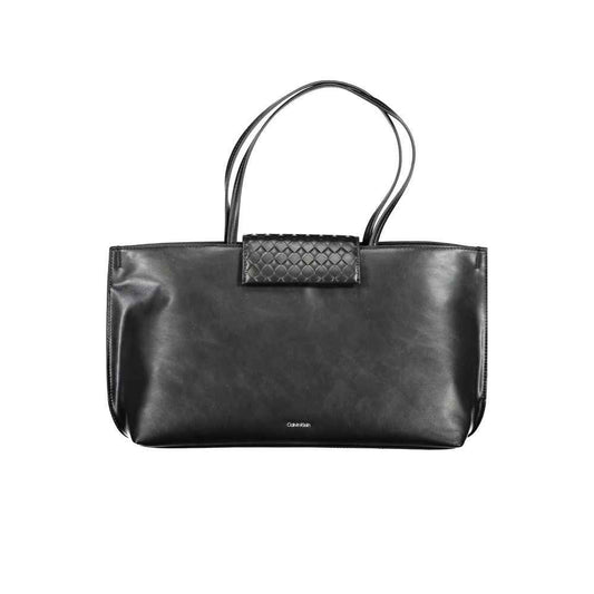 Calvin Klein Black Polyester Handbag - Maison Cuirelle