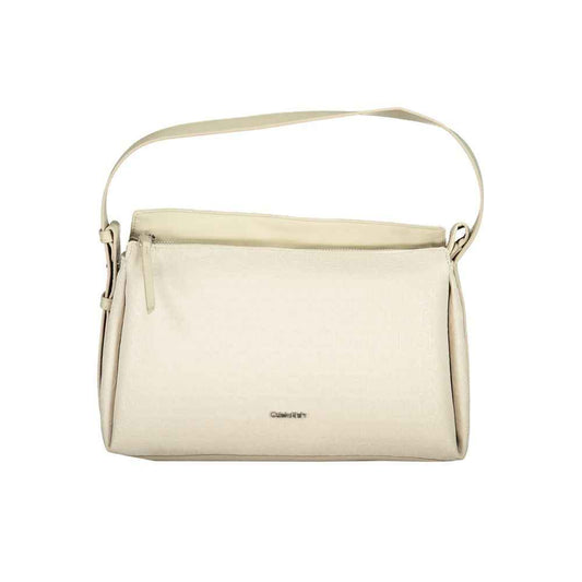 Calvin Klein Beige Polyester Handbag - Maison Cuirelle