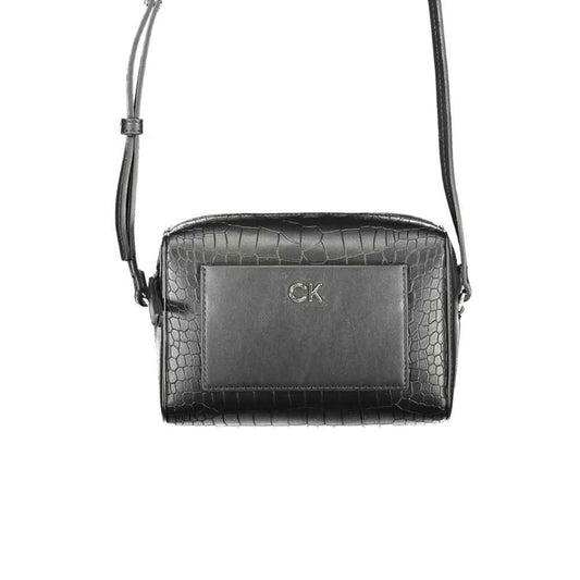 Calvin Klein Black Polyester Handbag - Maison Cuirelle
