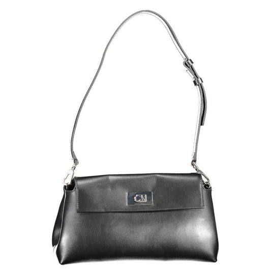 Calvin Klein Black Polyester Handbag - Maison Cuirelle