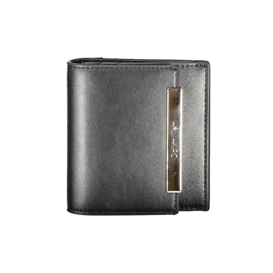 Calvin Klein Black Polyester Wallet - Maison Cuirelle