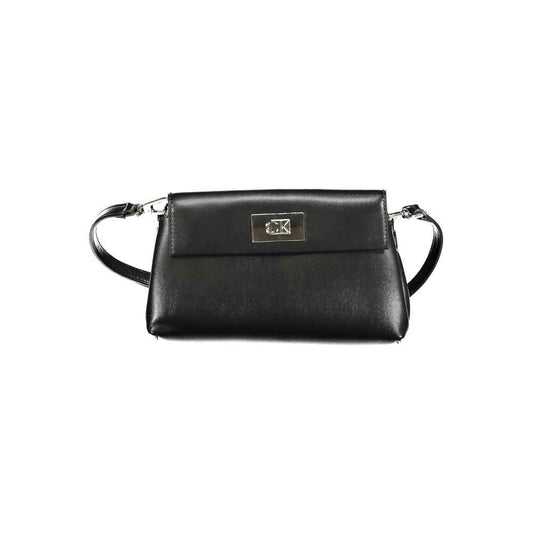 Calvin Klein Black Polyester Handbag - Maison Cuirelle