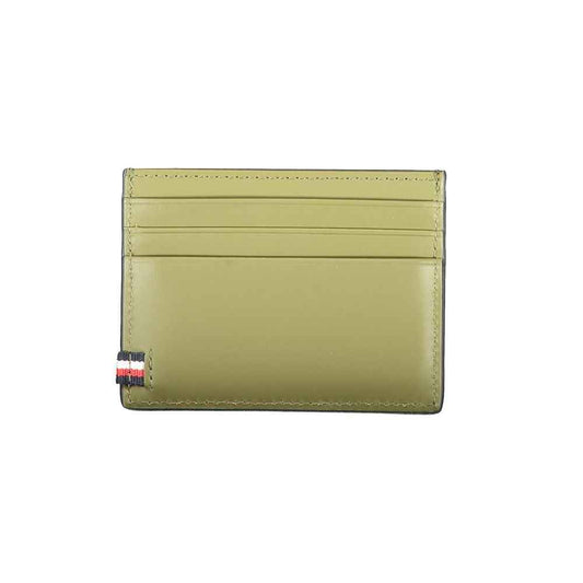Tommy Hilfiger Black Leather Wallet - Maison Cuirelle