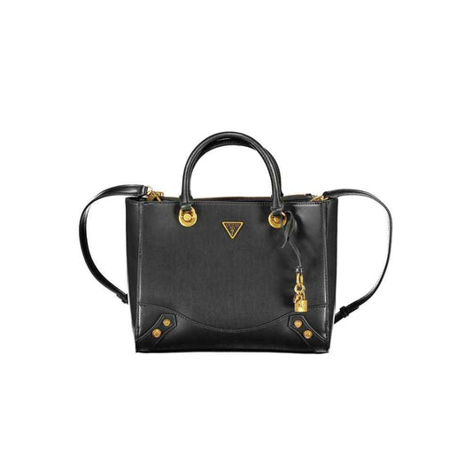 Guess Jeans Black Polyethylene Handbag