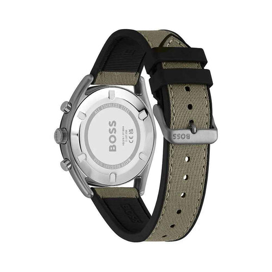 Hugo Boss Green Fabric Watch - Maison Cuirelle