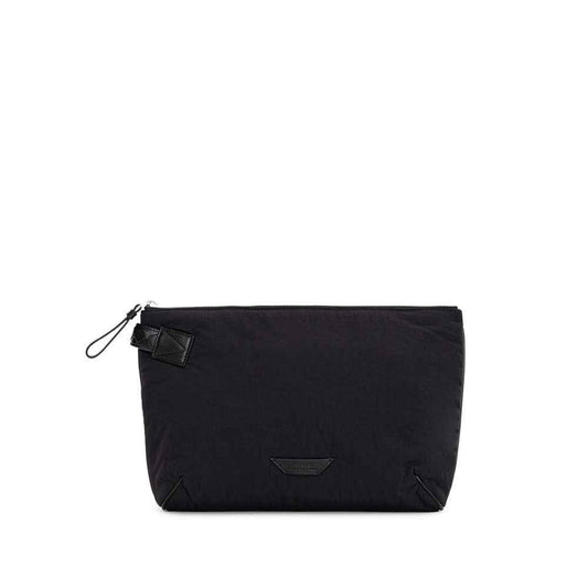 Bottega Veneta Black Nylon Clutch Bag - Maison Cuirelle