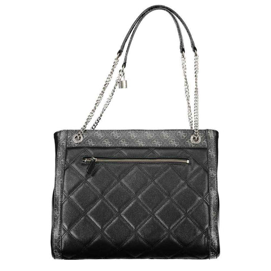 Guess Jeans Black Polyethylene Handbag - Maison Cuirelle