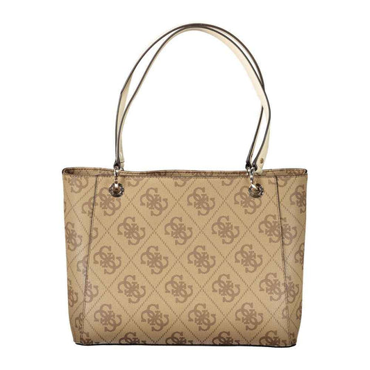 Guess Jeans Beige Polyethylene Women Handbag