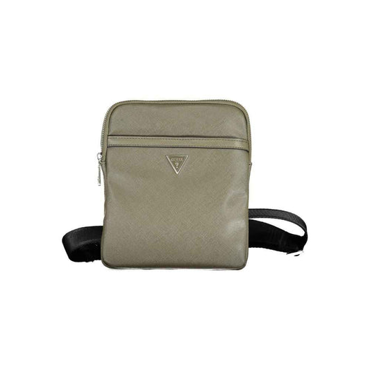 Guess Jeans Green Polyamide Shoulder Bag - Maison Cuirelle