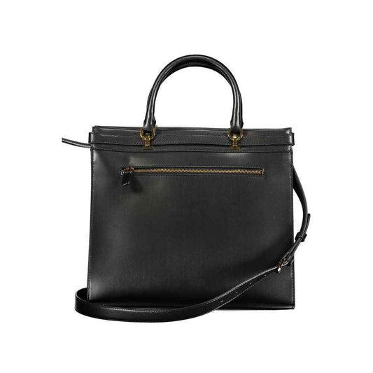 Guess Jeans Black Polyethylene Handbag - Maison Cuirelle