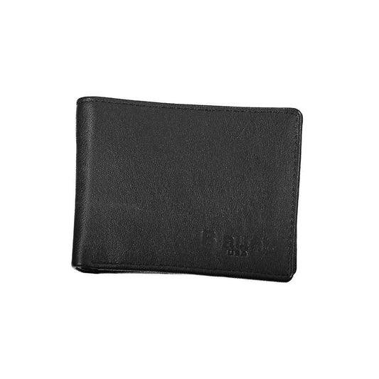 Blauer Black Leather Wallet - Maison Cuirelle
