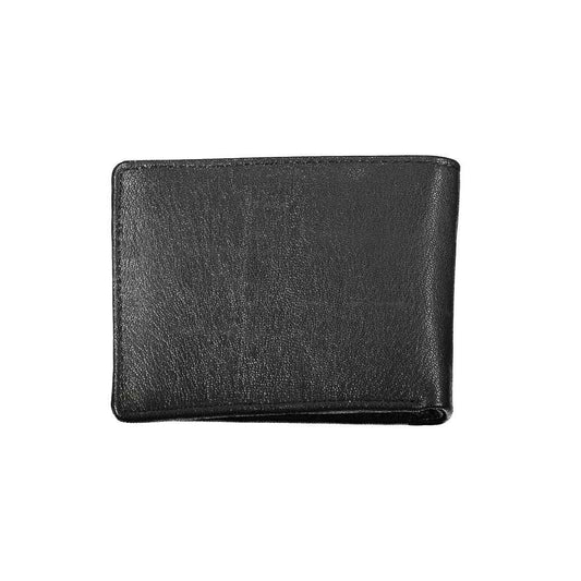 Blauer Black Leather Wallet - Maison Cuirelle