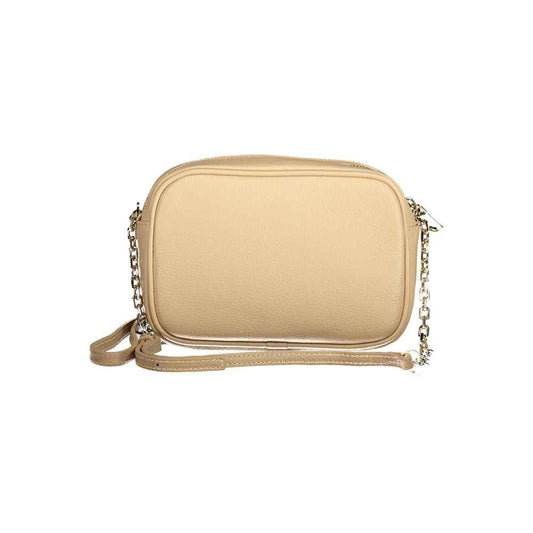 Patrizia Pepe Beige Leather Handbag - Maison Cuirelle