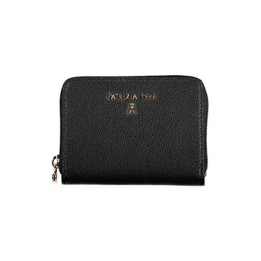 Patrizia Pepe Black Leather Wallet - Maison Cuirelle