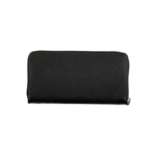 Patrizia Pepe Black Leather Wallet - Maison Cuirelle