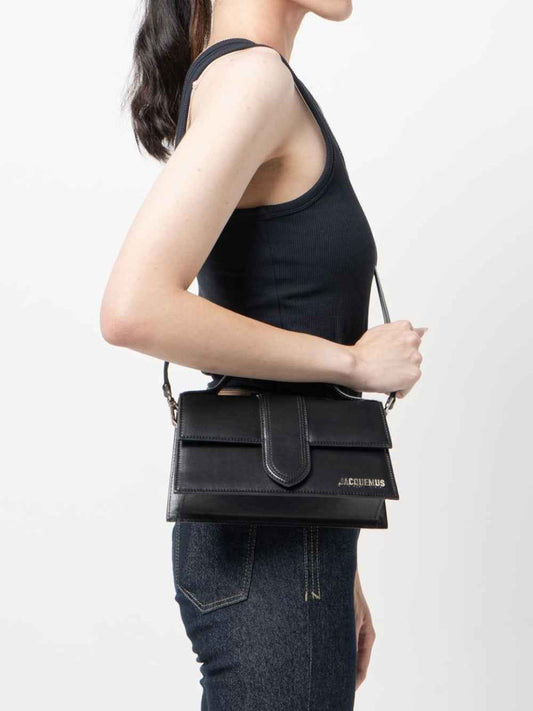 Jacquemus Le Grand Bambino Black Bag - Maison Cuirelle