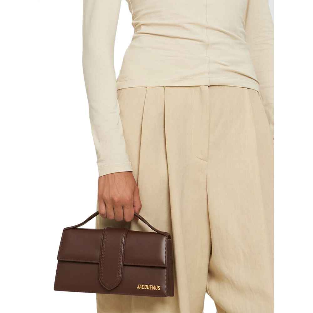 Jacquemus Brown Leather Handbag - Maison Cuirelle