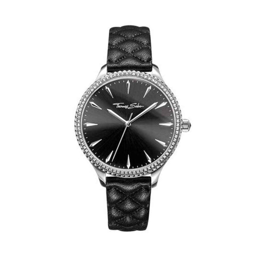 Thomas Sabo Black Leather Watch - Maison Cuirelle