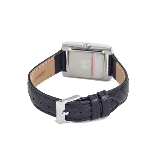 Time Force Black Leather Watch - Maison Cuirelle