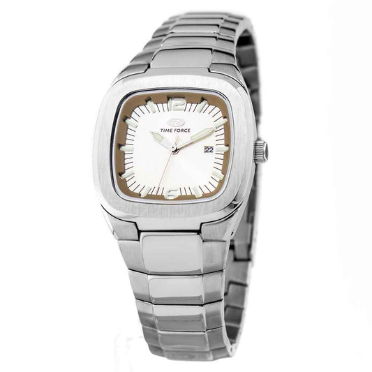 Time Force Silver Stainless Steel Watch - Maison Cuirelle