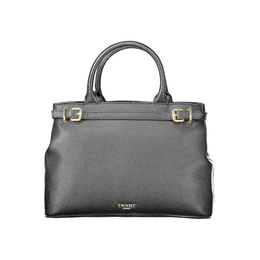 Twinset Black Polyethylene Women Handbag - Maison Cuirelle