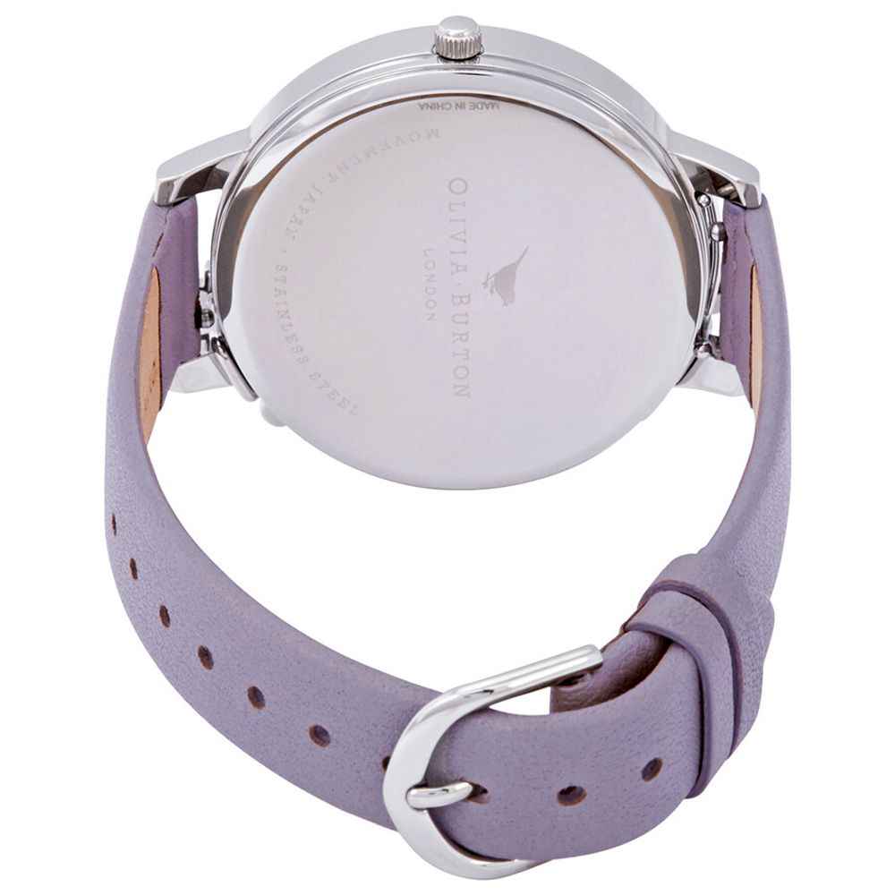 Olivia Burton Purple Artificial Leather Watch - Maison Cuirelle