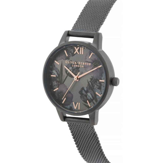 Olivia Burton Black Stainless Steel Watch - Maison Cuirelle