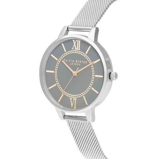Olivia Burton Silver Stainless Steel Watch - Maison Cuirelle