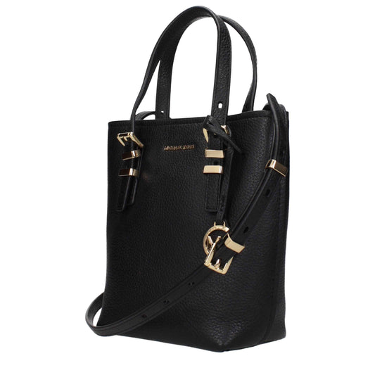 Michael Kors Black Leather Handbags