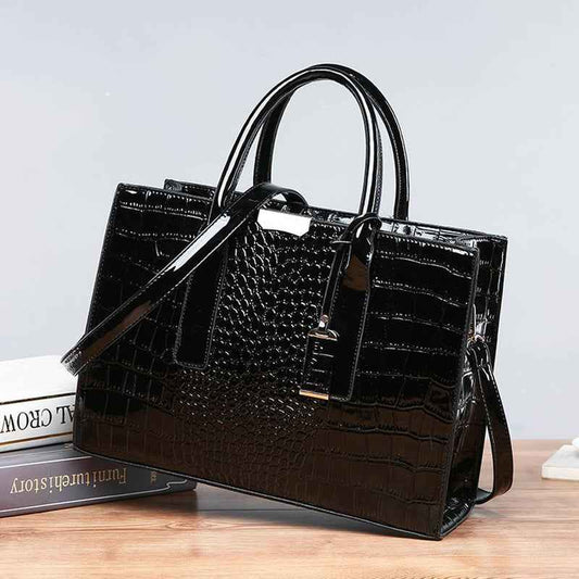 Crocodile pattern women's single-shoulder bag